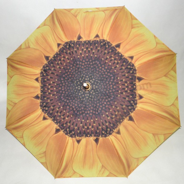 sunflower design made by heat transfer printing