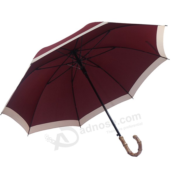 wine red canopy and 5cm beige edge