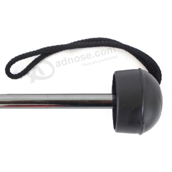 plastic handle in black color