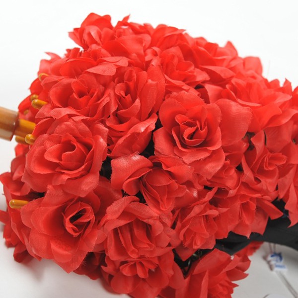 72pcs rose flower on the edge