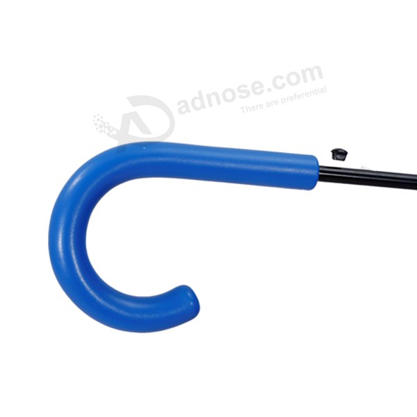 plastic curved handle in matching color