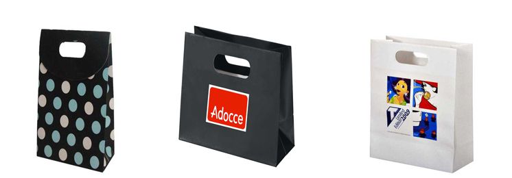 paper bag with die cut paper handle 6