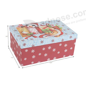 Christmas Cardboard Gift Boxes size
