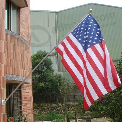 Pole With Wall Mounting Bracket With 3x5ft Flag for with your logo