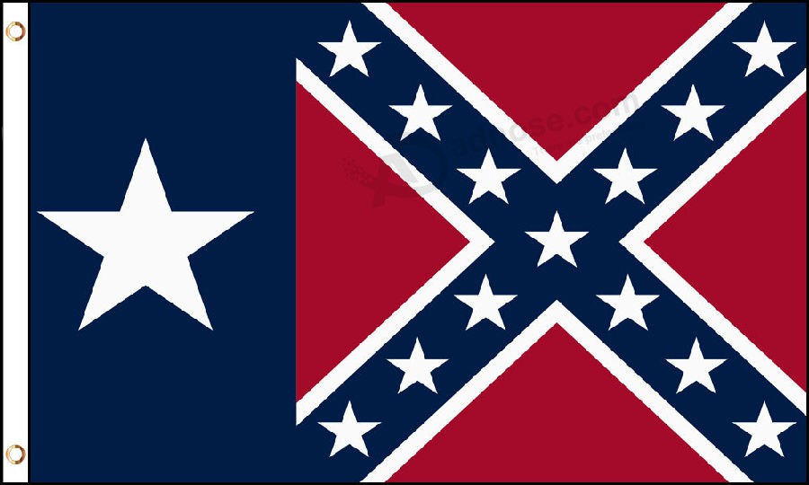 Texas Rebel Flag 3x5ft Poly