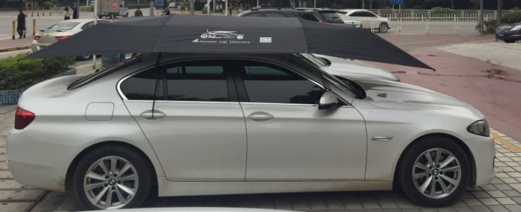 400*2100mm Customized Logo Advertising Car Umbrella