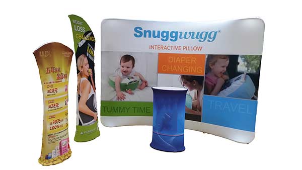 Exhibit Booth Design Display Curved Pop Up