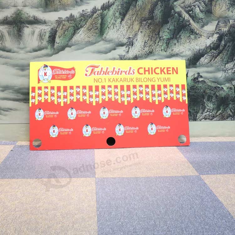 Food advertising bubble kt foam board for shops