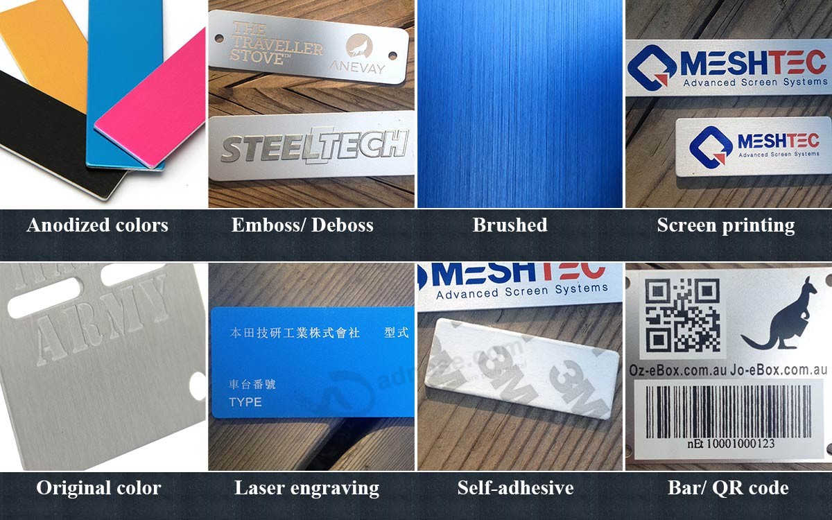 Aluminum nameplates