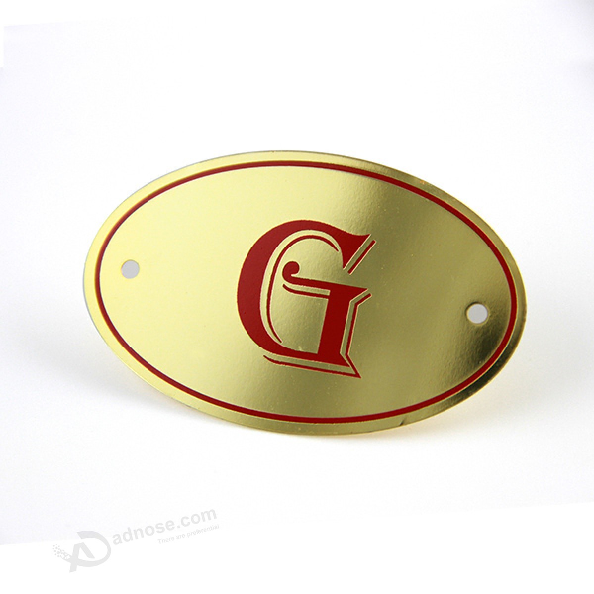 Wholesale custom Highly polished furniture brass tags with high quality