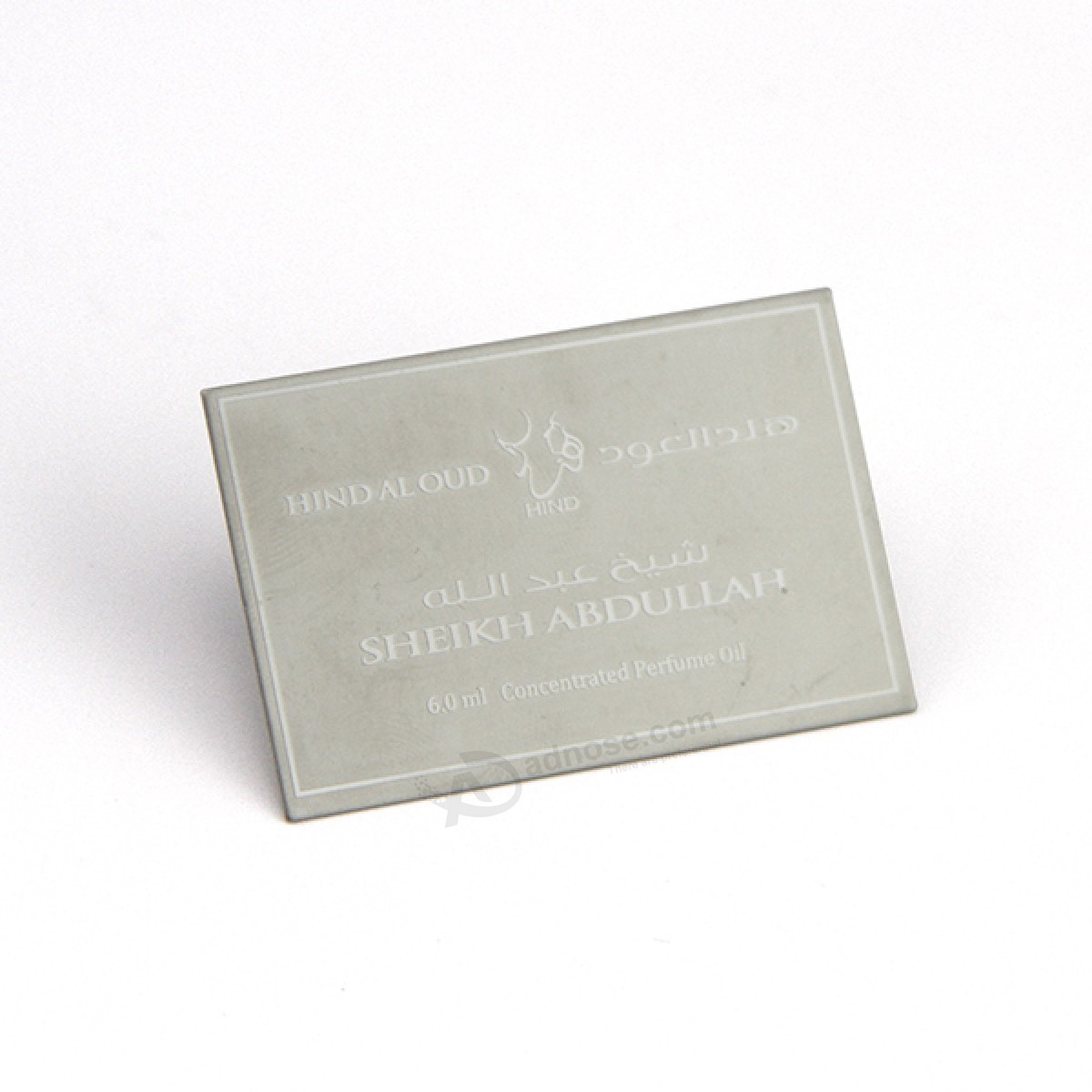 Wholesale custom Logo engraved metal labeling tags with high quality