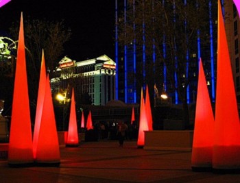 Wholesale customized High quality LED inflatable column / inflatable lighted tube for advertising