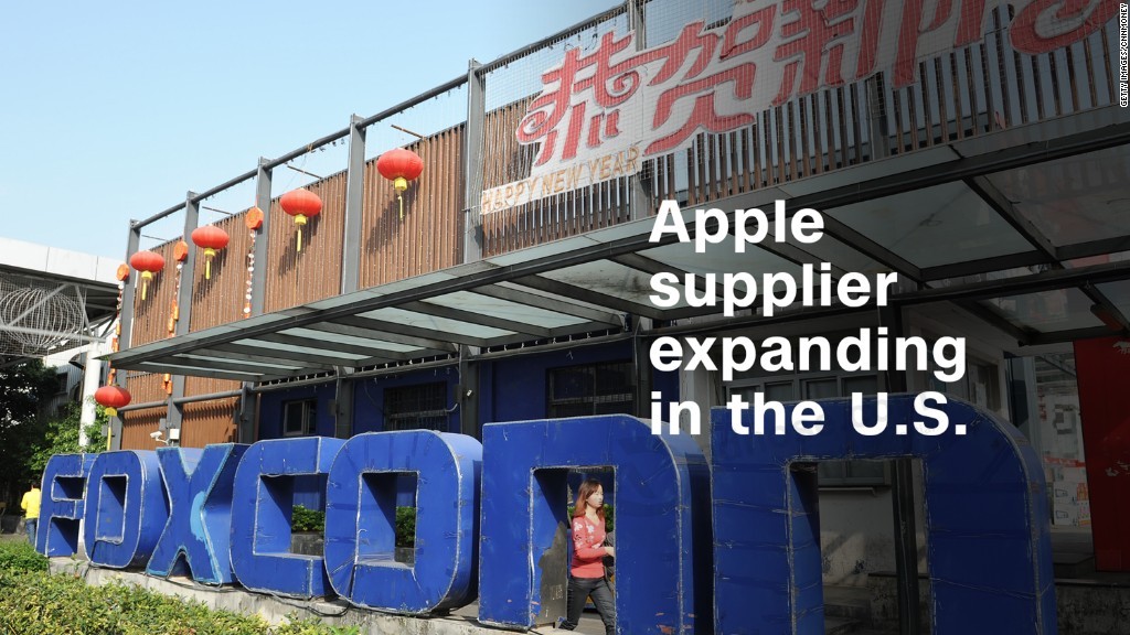 Apple supplier Foxconn says it will build big Wisconsin factory