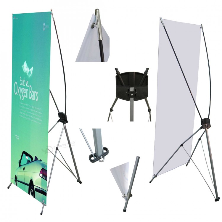 Budget X Banner Stand With Free Banner Travel Bag Cheap
