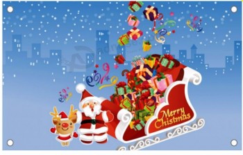 Custom Christmas vinyl flex banner media best price christmas decorations