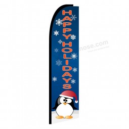 Wholesale high quality Colourful flying christmas flags for advertising