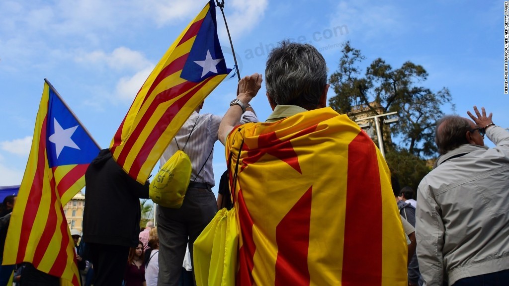 Markets stumble as Catalonia declares independence from Spain