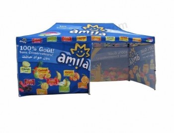 2017 new design 3m*6m gazebo pop up sunshade colorfast promotional canopy tent for advertising