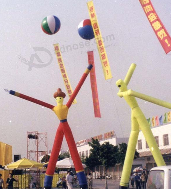 air dancers in the exhibition