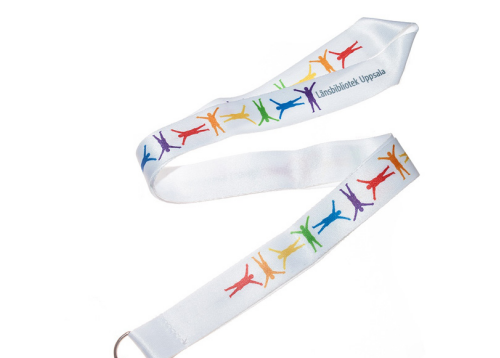 Lanyard print mark features