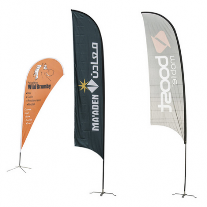 Custom Outdoor Banner Flags Feather Swooper Flag