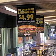 Custom Full Colour Print Indoor Advertising banner