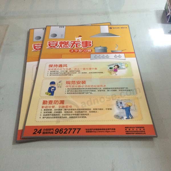Safety warning advertising poster foam board