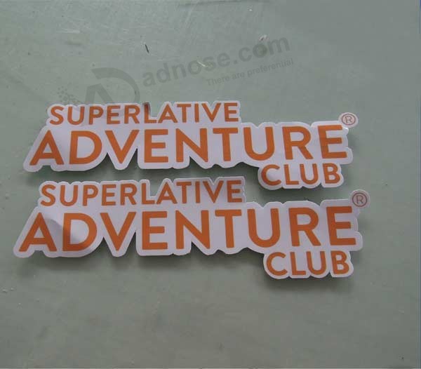 shanghai manufacture Custom Die cut advertising sticker