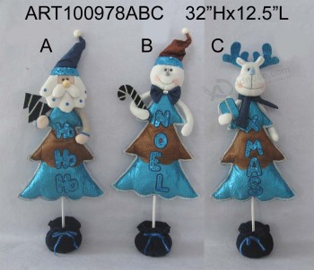 wholesale santa snowman and moose decoration christmas decoration tree 3 asst - Wholesale Christmas Gifts wholesale santa snowman and moose decoration christmas decoration tree 3 asst - Wholesale Christmas Gifts
